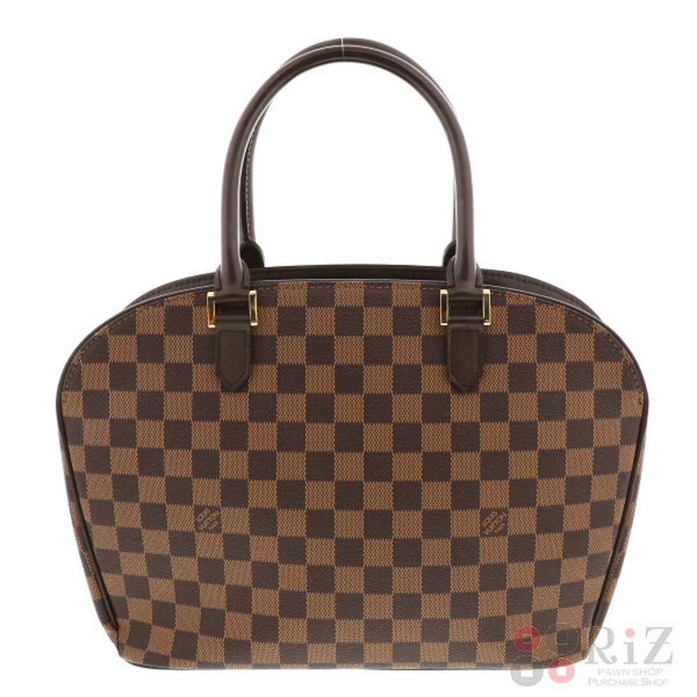 Louis Vuitton Horizontal Handbag Ebene Brown Saria B Damier Bag